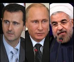 بوتين روحاني الأسد