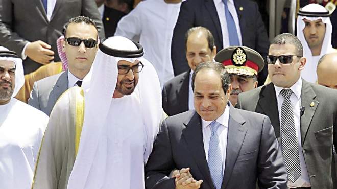 الرئيس المصري والشيخ محمد بن زايد