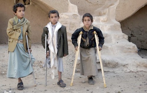 ضحايا ألغام الحوثي