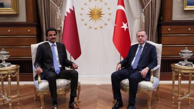 أمير قطر تميم والرئيس التركي أردوغان