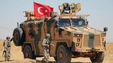 الجيش التركي عند المنطقة الامنة في سوريا