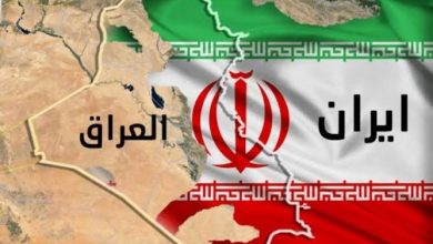 خريطة إيران والعراق
