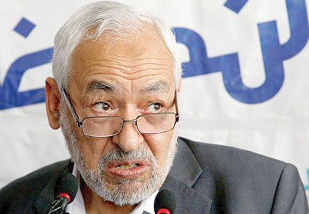 راشد الغنوشي رئيس حركة النهضة التونسية