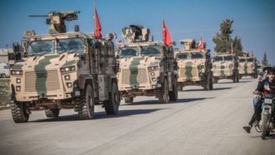 القوات التركية على الحدود السورية