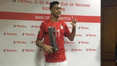 مصطفى محمد أفضل لاعب في لقاء مصر وكوت ديفوار في المبارة النهائية من بطولة أمم أفريقيا تحت 23 سنة