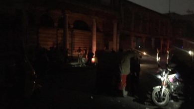 قطع الكهرباء عن شارع الرشيد وسط العاصمة بغداد