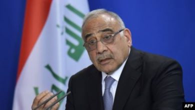 عادل عبد المهدي رئيس حكومة تصريف الأعمال في العراق