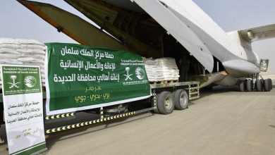 مساعدات سعودية لأهالي اليمن