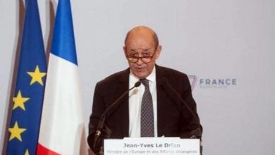 وزير الخارجية الفرنسية جان إيف لودريان