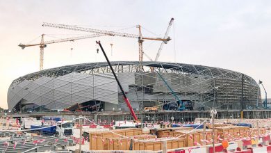 اعمال بناء ستاد كأس العالم 2022