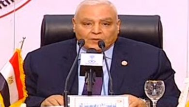 المستشار لاشين إبراهيم رئيس الهيئة الوطنية للانتخابات المصرية