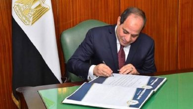 الرئيس المصري عبدالفتاح السيس يصدق على قوانين في الجريدة الرسمية
