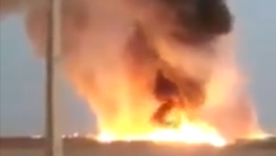 انفجار خط أنابيب النفط في الأحواز بإيران