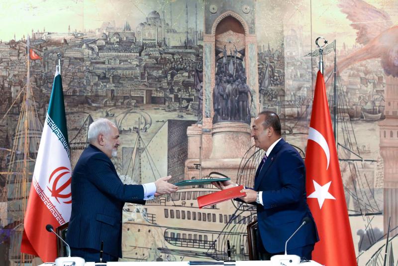 وزيرا خارجية تركيا وإيران
