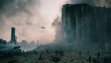 الدمار الذي لحق بمرفأ بيروت عقب التفجير الضخم في العاصمة اللبنانية