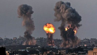 مجموعة صور لاستهداف قطاع غزة